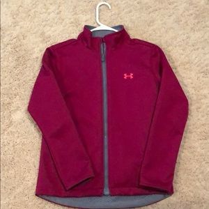 NWOT Youth Girls Large Under Armour Denali Jacket.